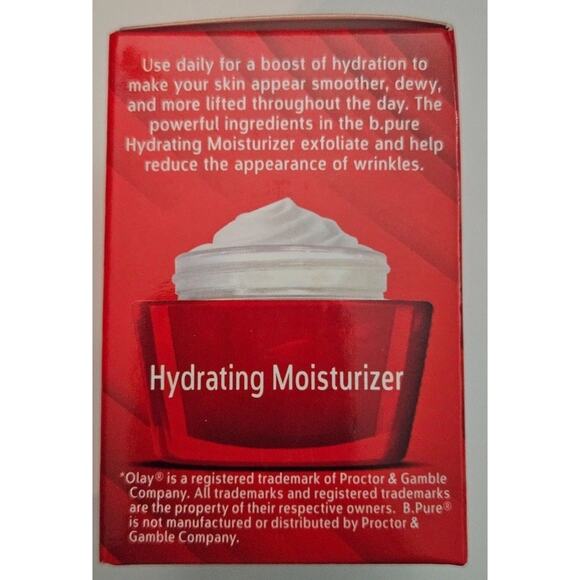 b Pure Revitalizing‎ Hydrating Night Cream, Moisturizer & Eye Serum Set - Picture 2 of 5